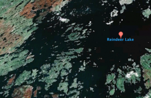 Reindeer Lake map